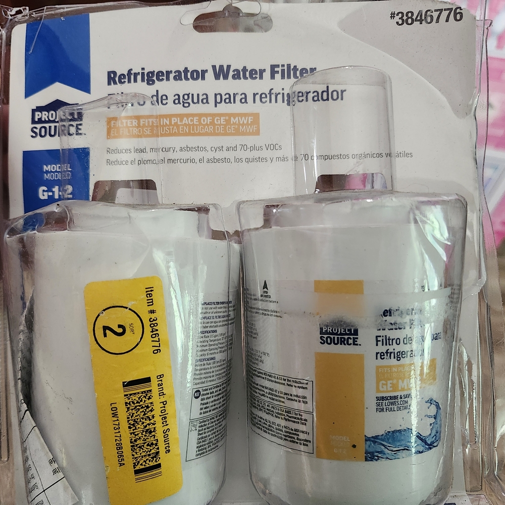 Refrigerator Water Filter - White